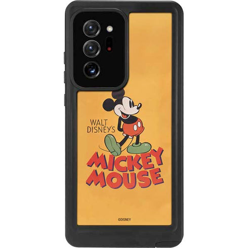 Disney Mickey Mouse Walt Disney Classic Character Galaxy Note20 Ultra 5G Waterproof Case